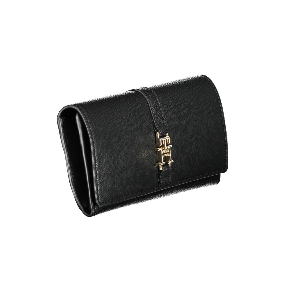 Tommy Hilfiger Zwarte Polyethyleen Portemonnee