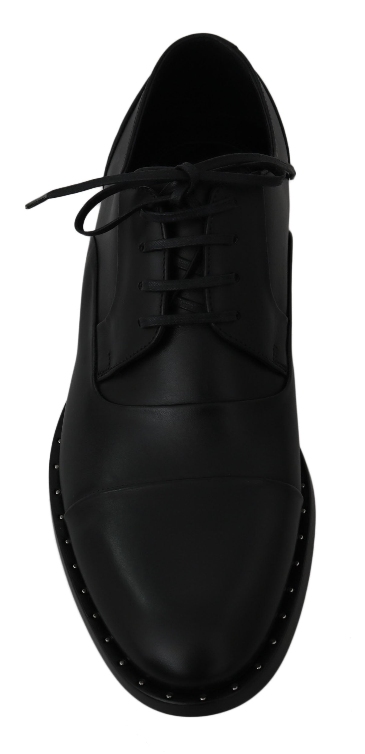 Dolce & Gabbana Chaussures habillées derby en cuir noir