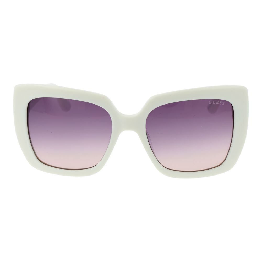 Lunettes de soleil Guess blanches pour femmes