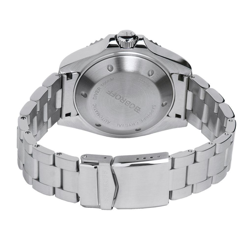Bobroff Grijs Roestvrijstalen Horloge