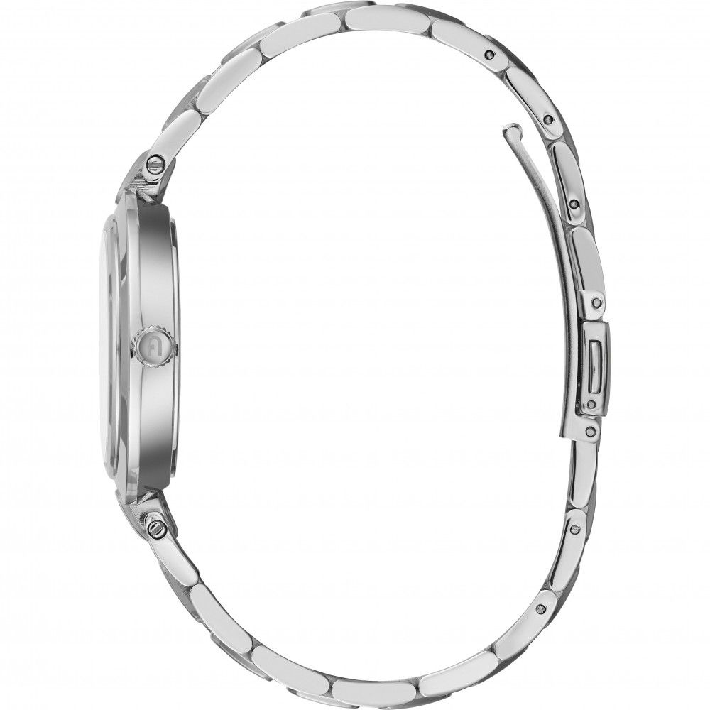 Montre Furla en acier inoxydable gris