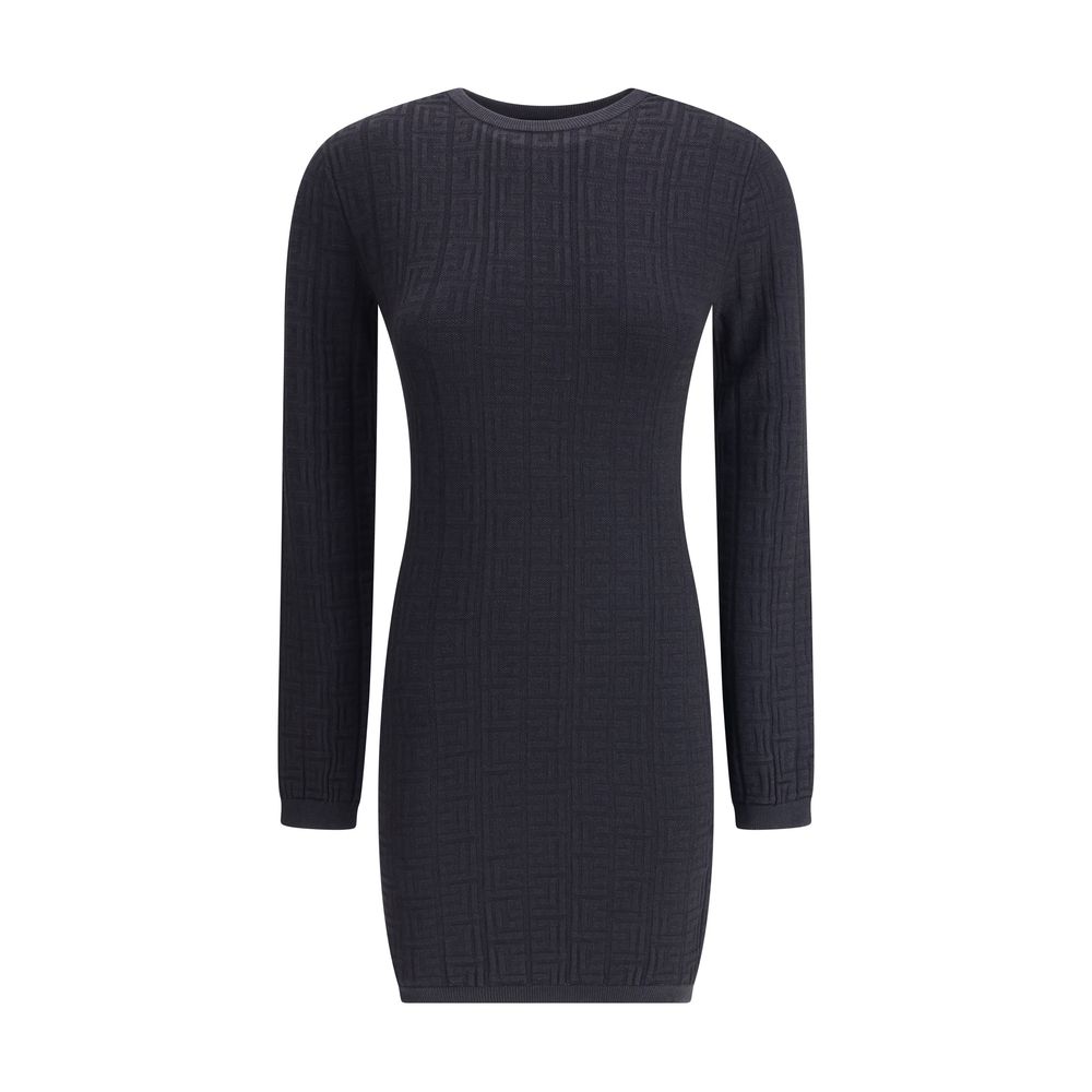 Robe courte à motifs Balmain PB