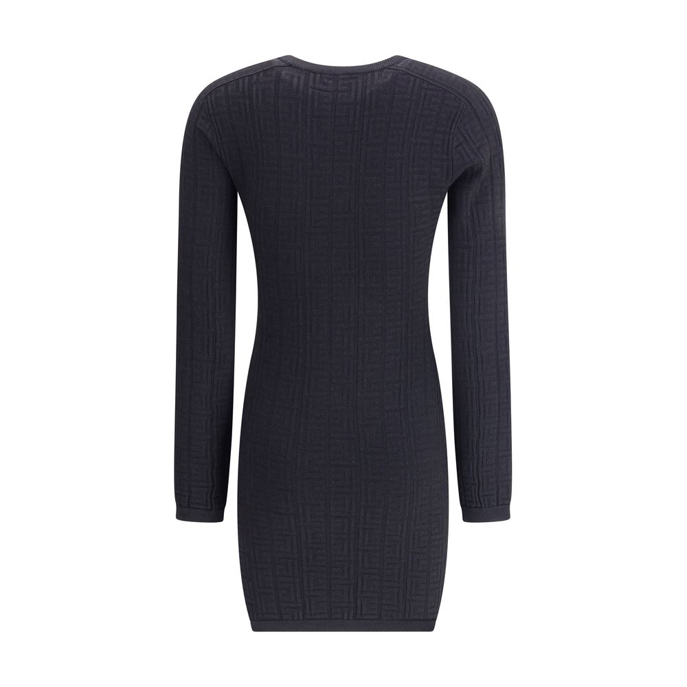 Robe courte à motifs Balmain PB