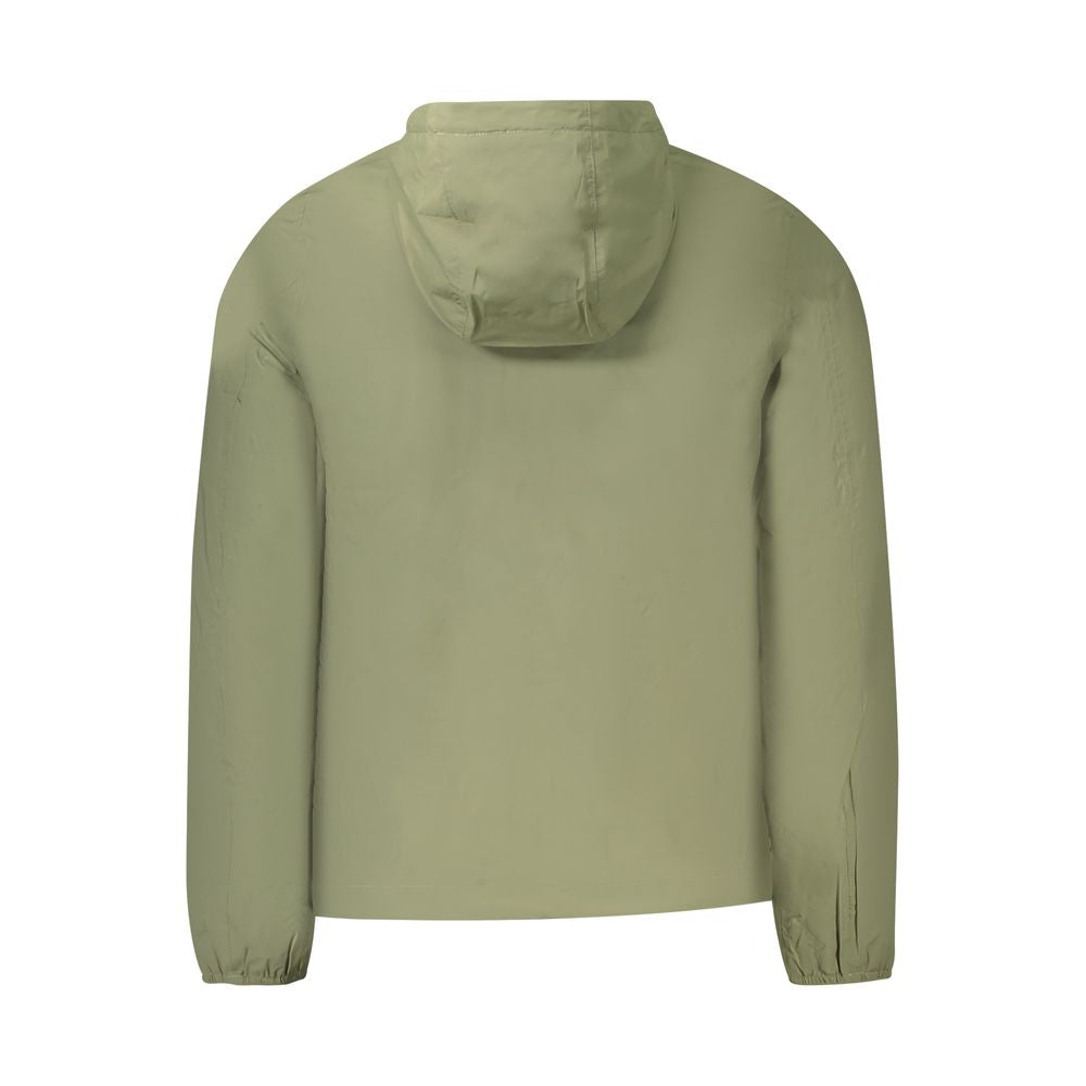 Veste K-WAY verte en nylon pour homme