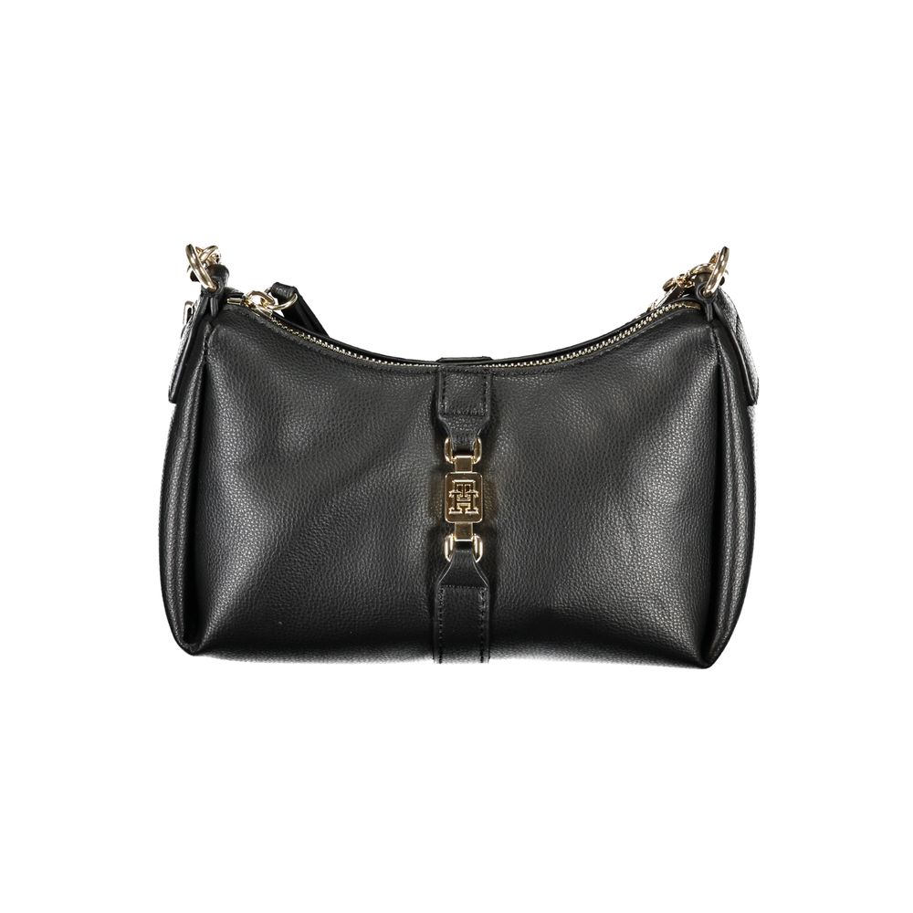Tommy Hilfiger Zwarte Polyester Handtas