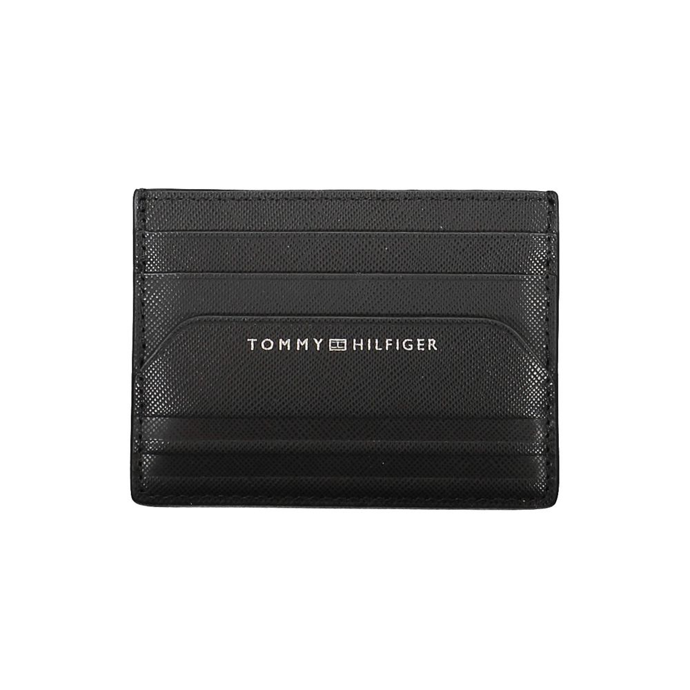 Tommy Hilfiger zwarte leren portemonnee