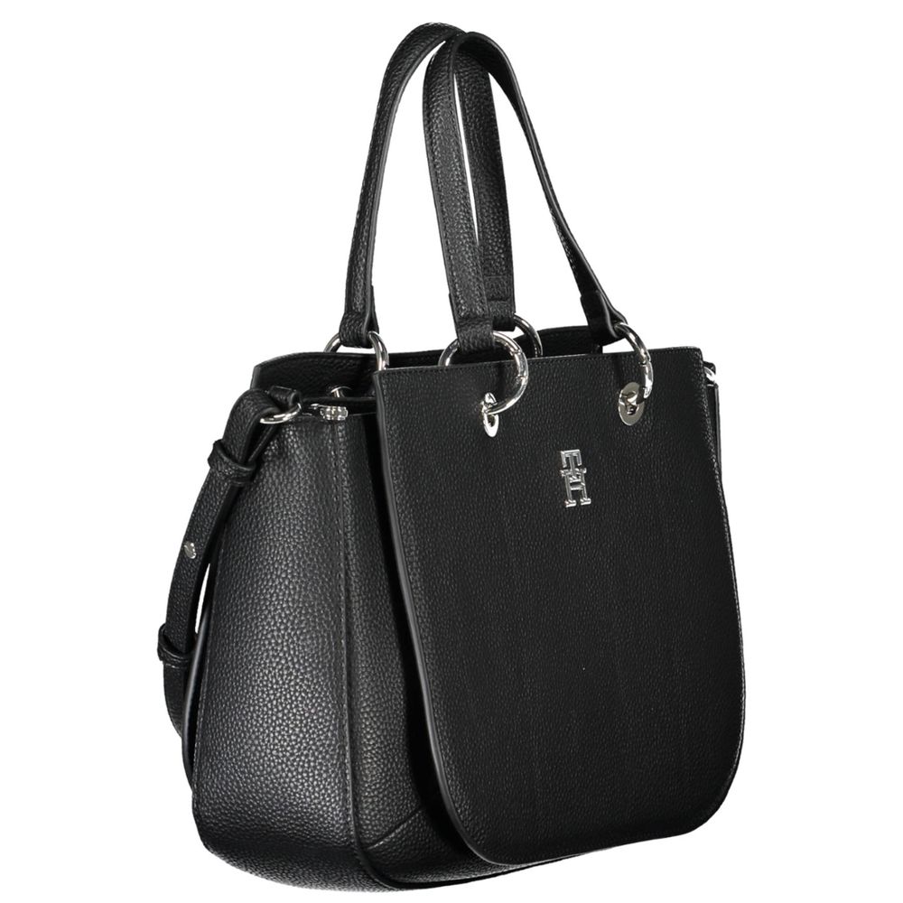 Tommy Hilfiger Zwarte Polyethyleen Handtas