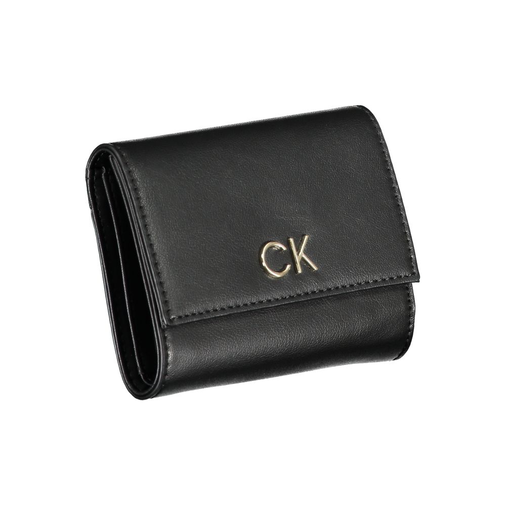 Portefeuille Calvin Klein en polyester noir