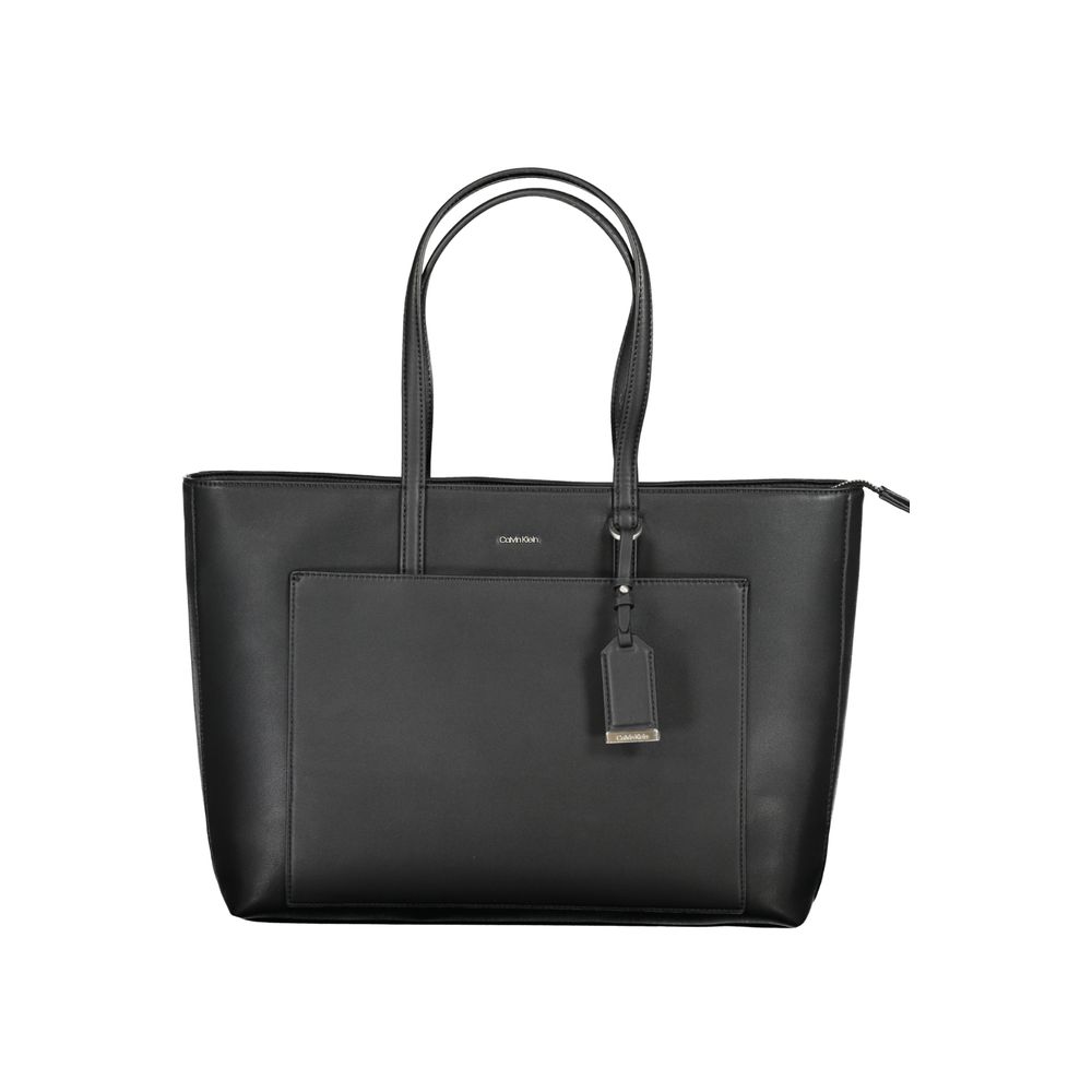 Sac à main en polyester noir Calvin Klein