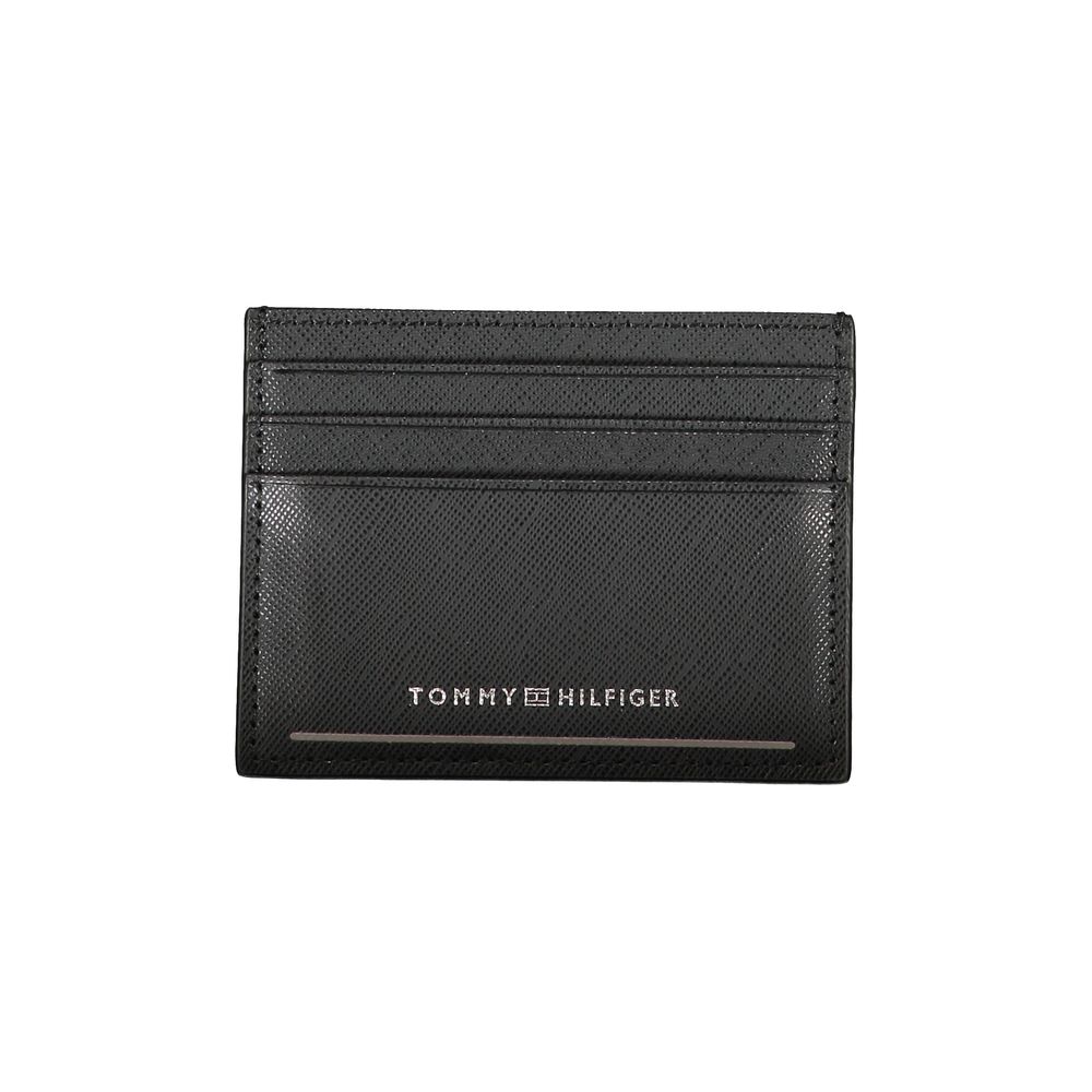 Tommy Hilfiger zwarte leren portemonnee