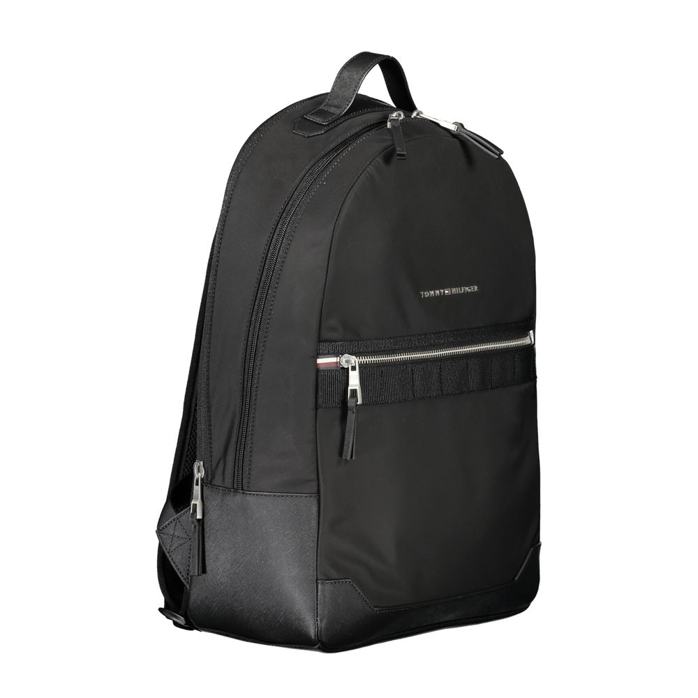 Tommy Hilfiger Zwarte Polyester Rugzak
