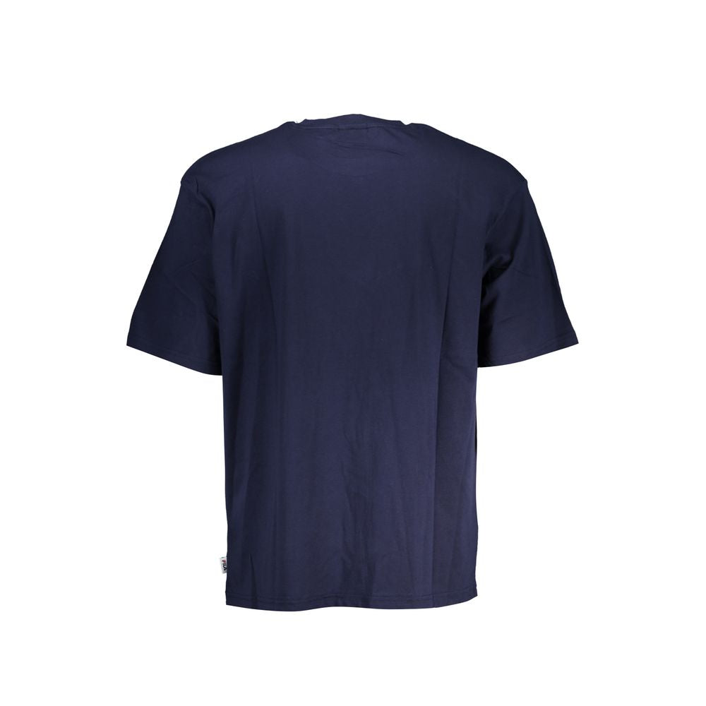 T-shirt en coton bleu Fila