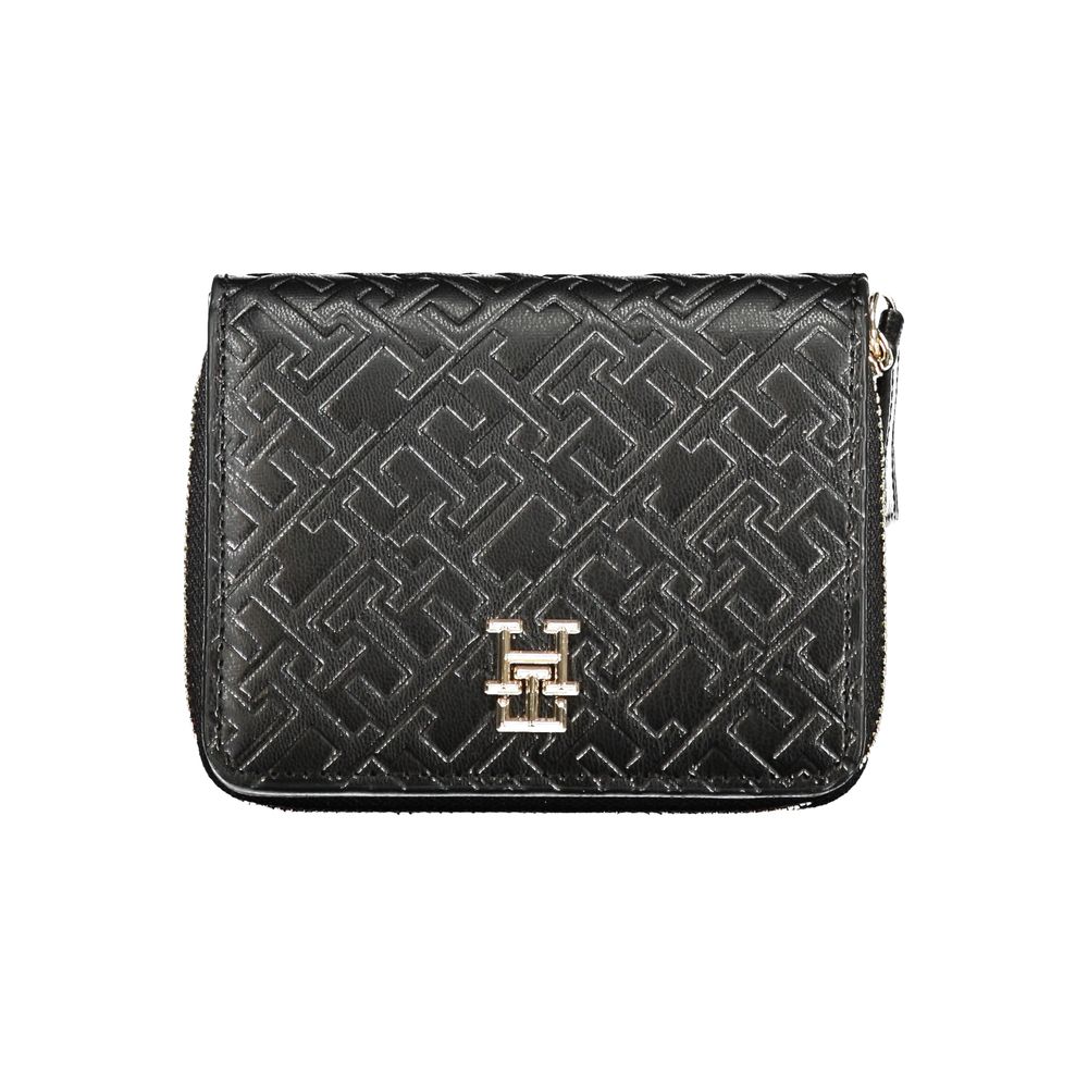 Tommy Hilfiger Zwarte Polyethyleen Portemonnee