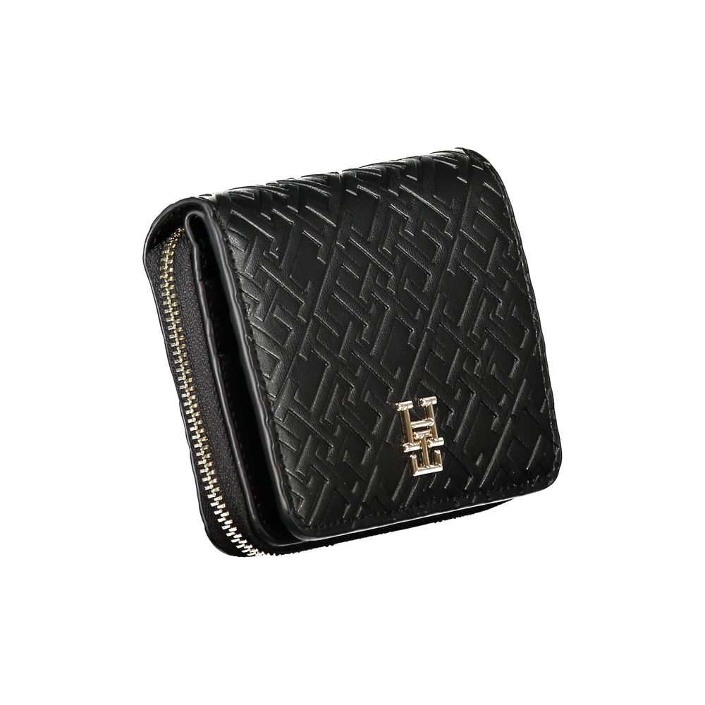 Tommy Hilfiger Zwarte Polyethyleen Portemonnee