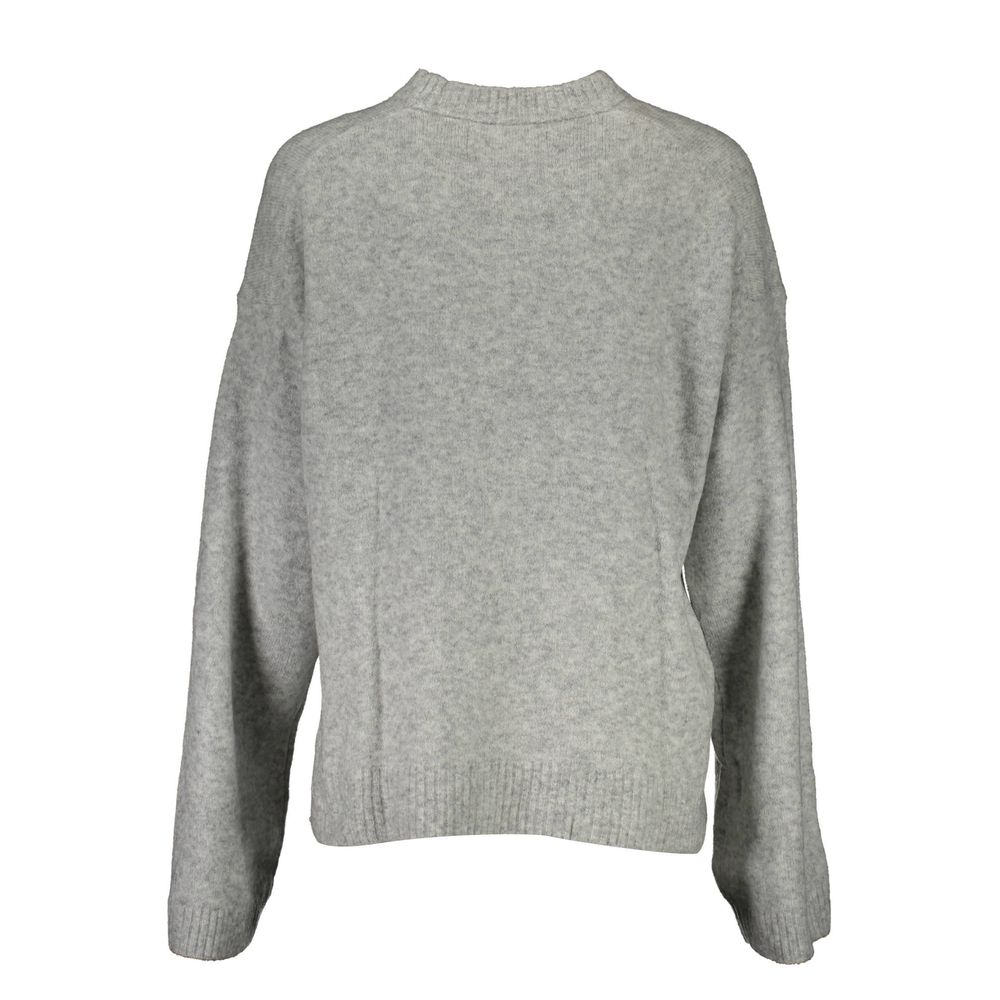 Pull en laine grise Calvin Klein