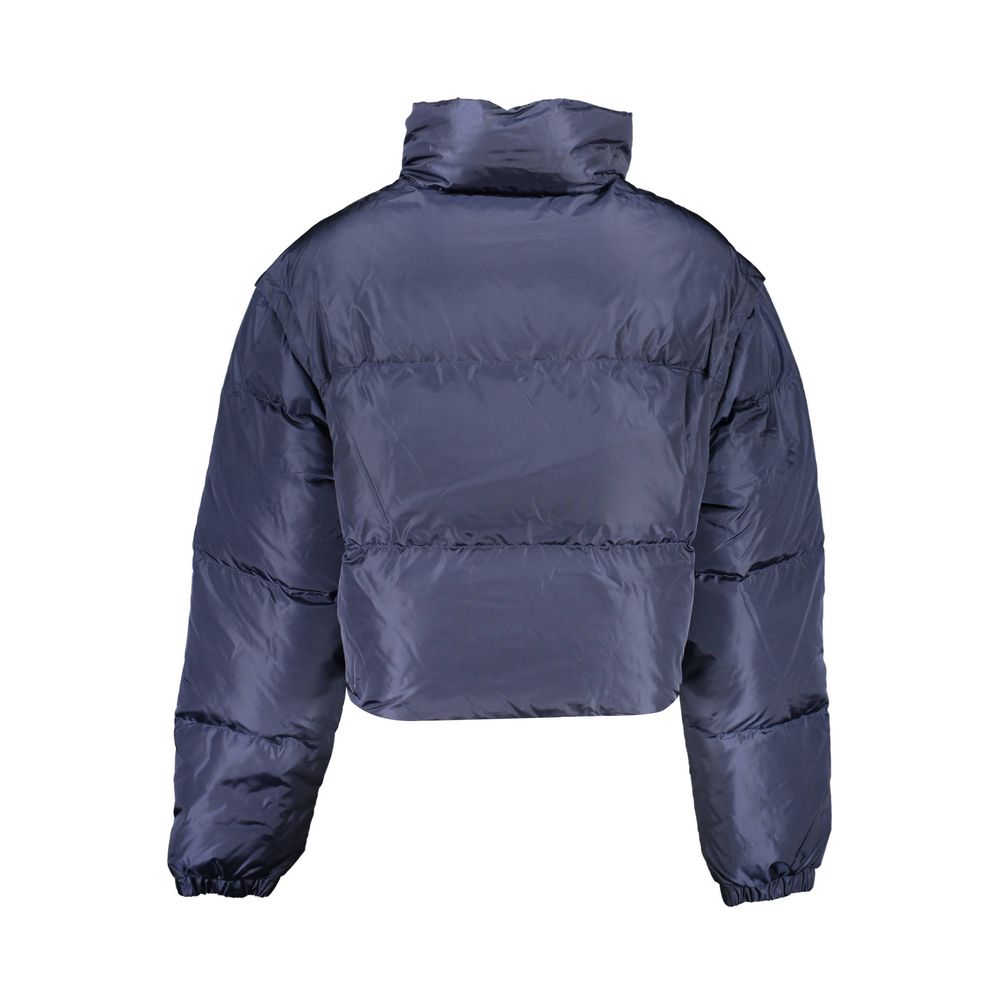 Tommy Hilfiger blauwe jassen en overjassen van polyamide