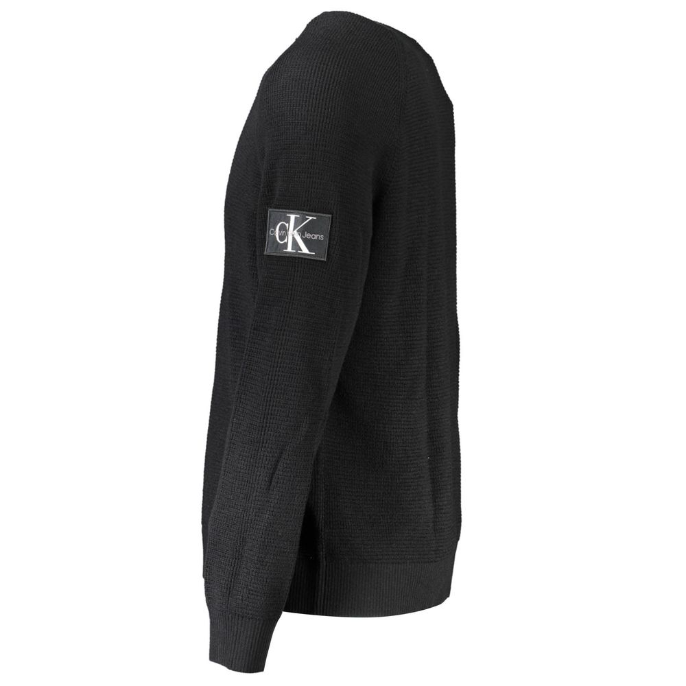 Pull en laine noire Calvin Klein