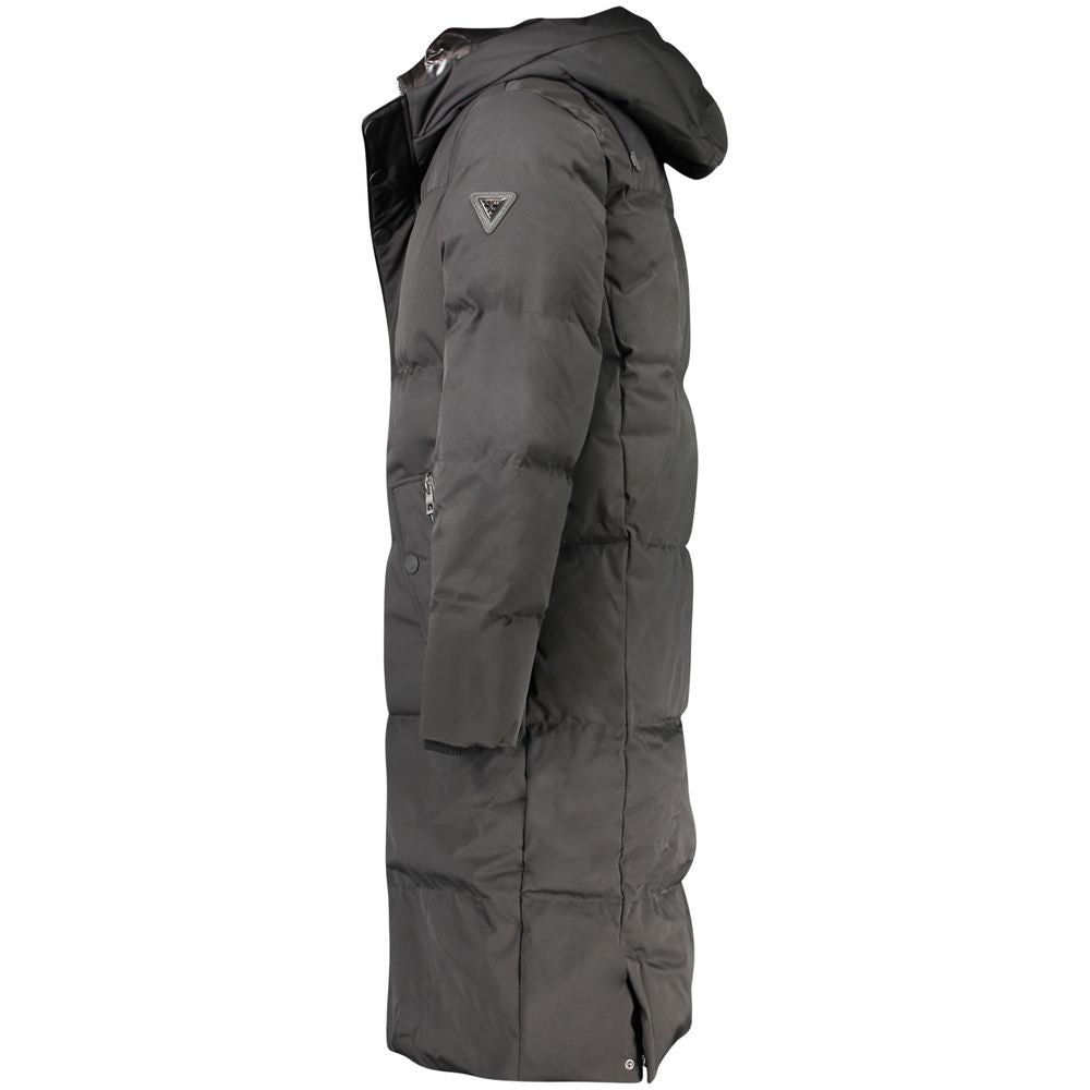 Veste homme en polyester noir Guess Jeans