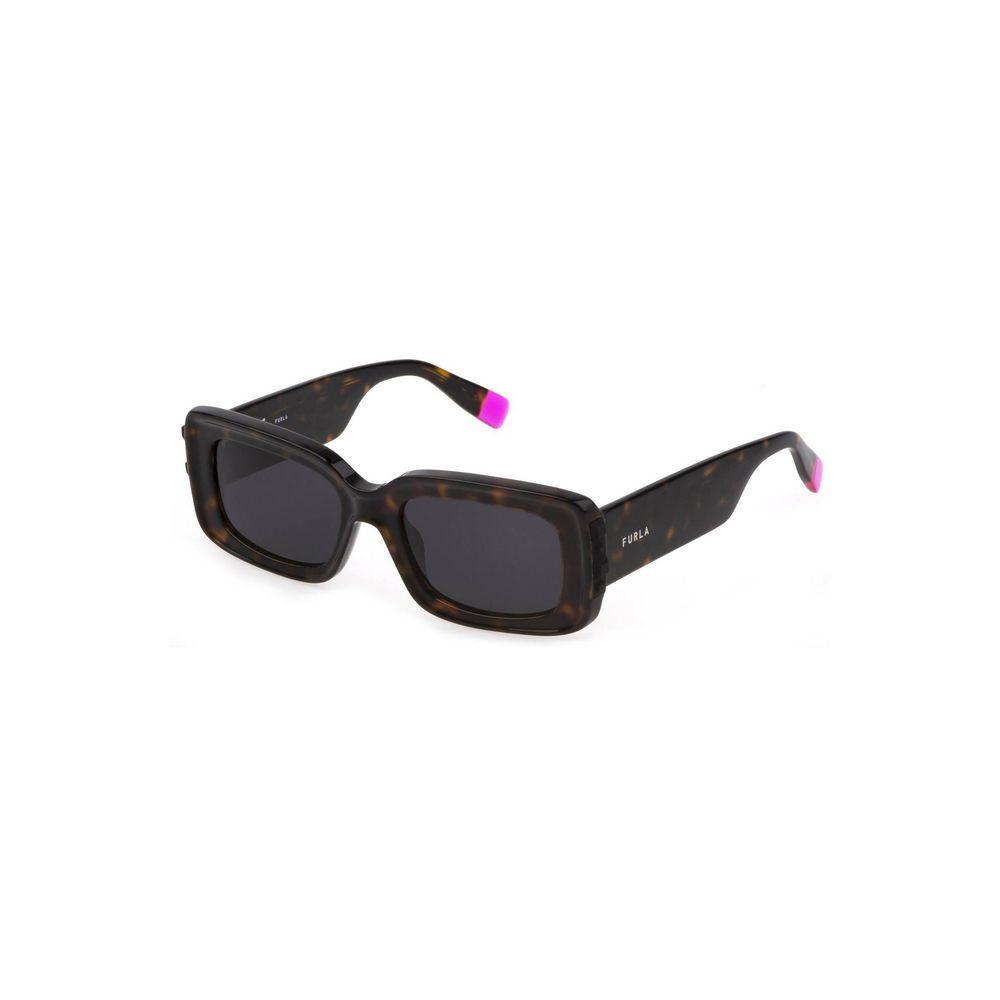 Furla bruine plastic dameszonnebril