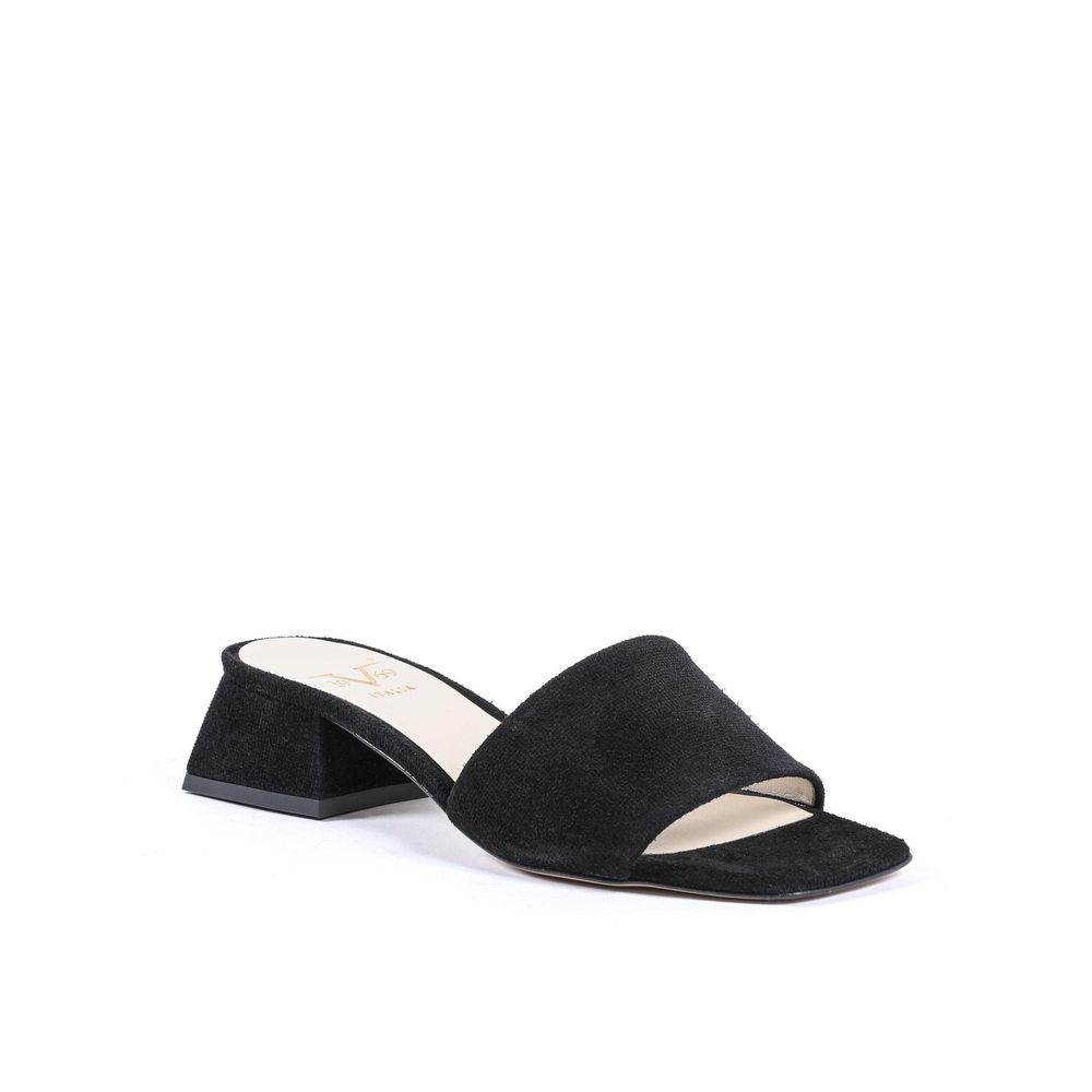 Sandale en cuir noir 19V69 Italia
