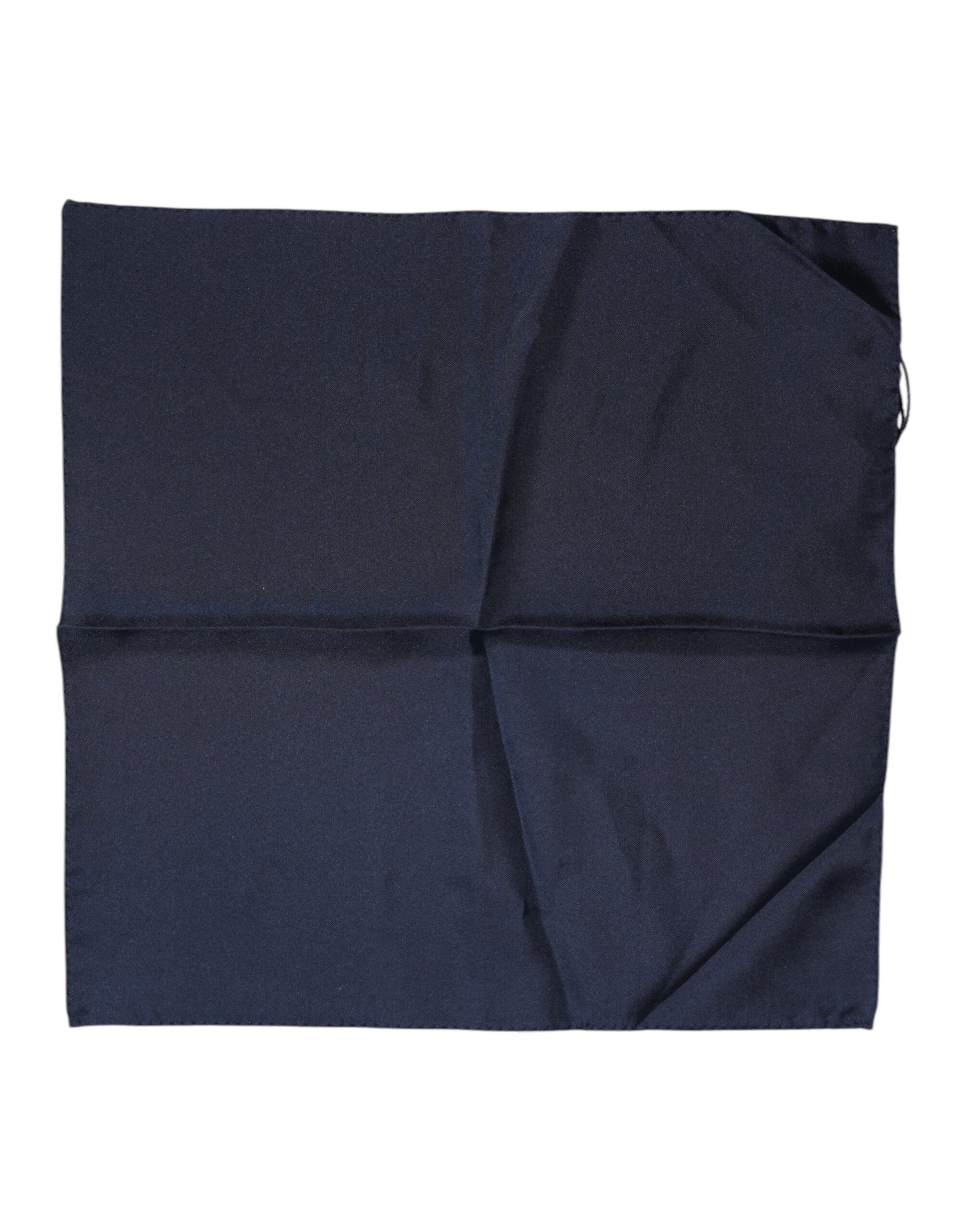 Dolce & Gabbana donkerblauwe zijden vierkante heren foulard sjaal