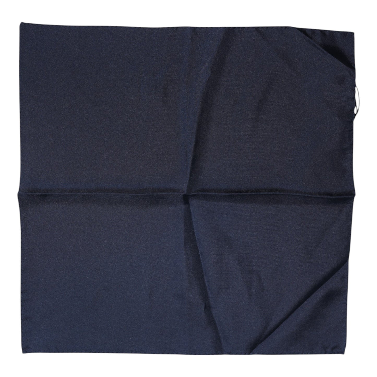 Dolce & Gabbana donkerblauwe zijden vierkante heren foulard sjaal