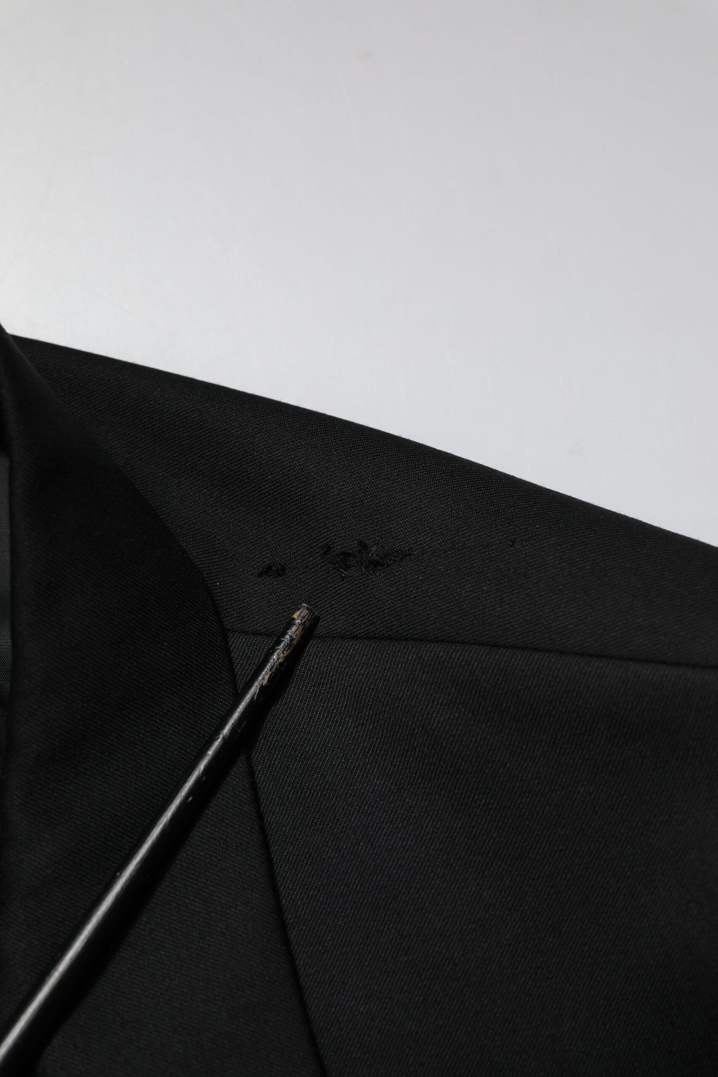 Blazer/veste de costume pour homme Emporio Armani, noir, à double boutonnage