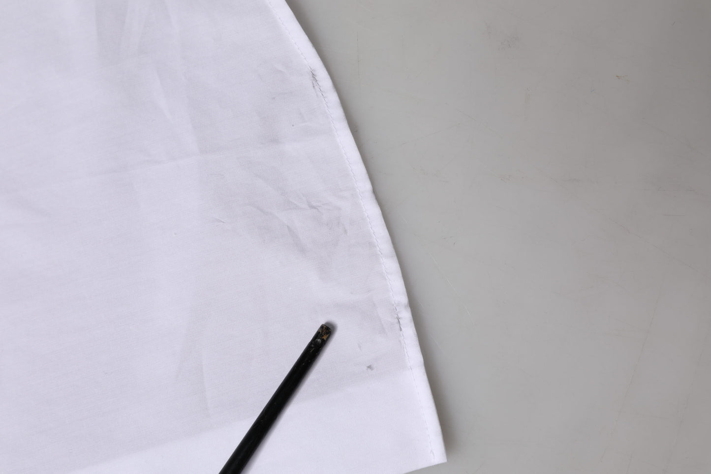 Dolce & Gabbana White Cotton Collared Short Sleeves Top