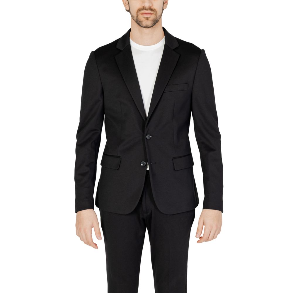Antony Morato zwarte polyester blazer