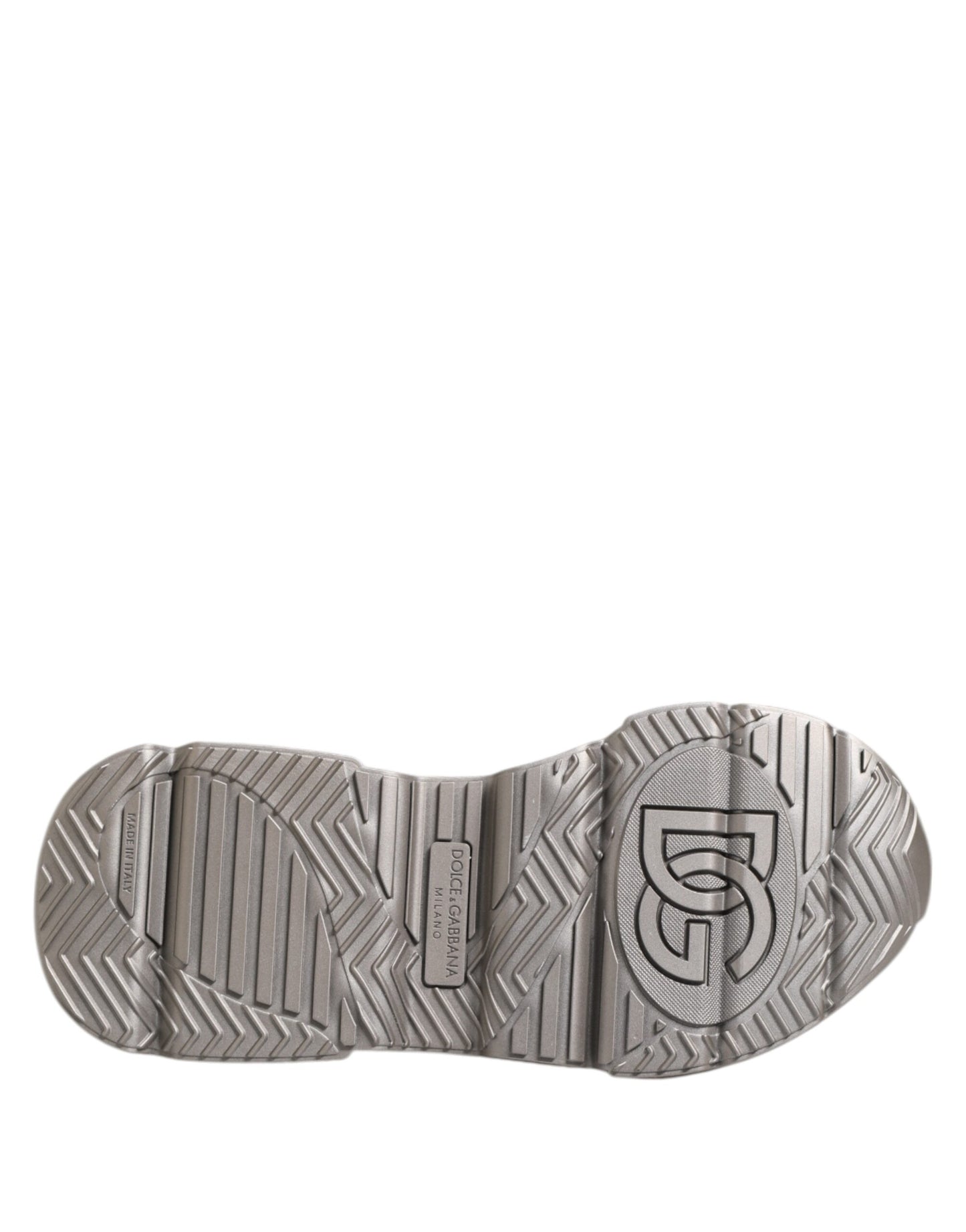 Sneakers en cuir argentées DAYMASTER pour homme de Dolce & Gabbana