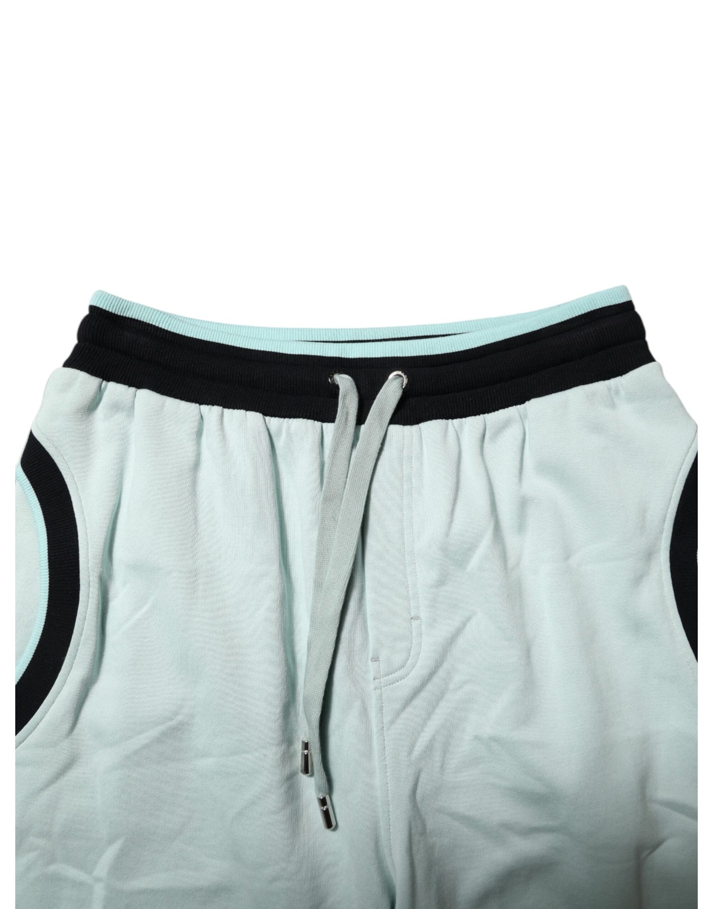 Pantalon de jogging en coton vert clair pour homme Dolce & Gabbana