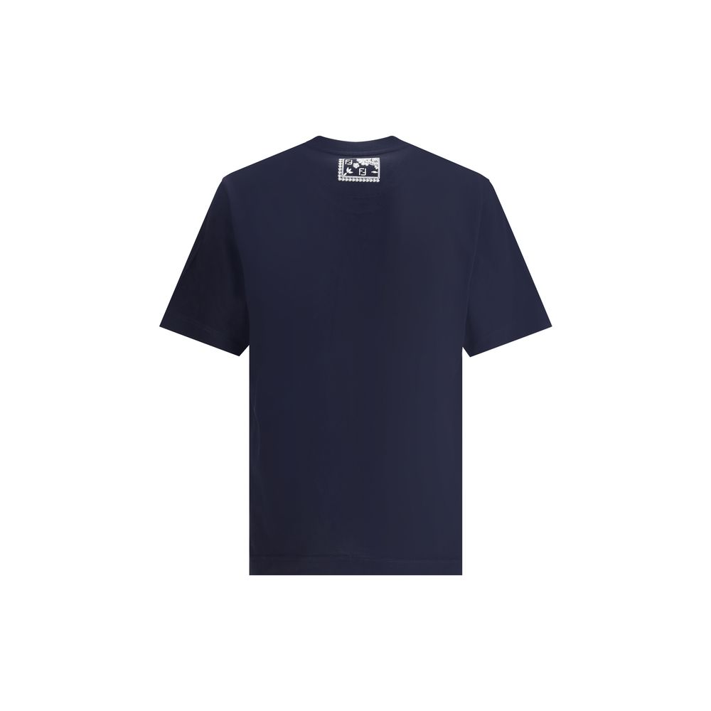 T-shirt Fendi avec poche à imprimé bandana
