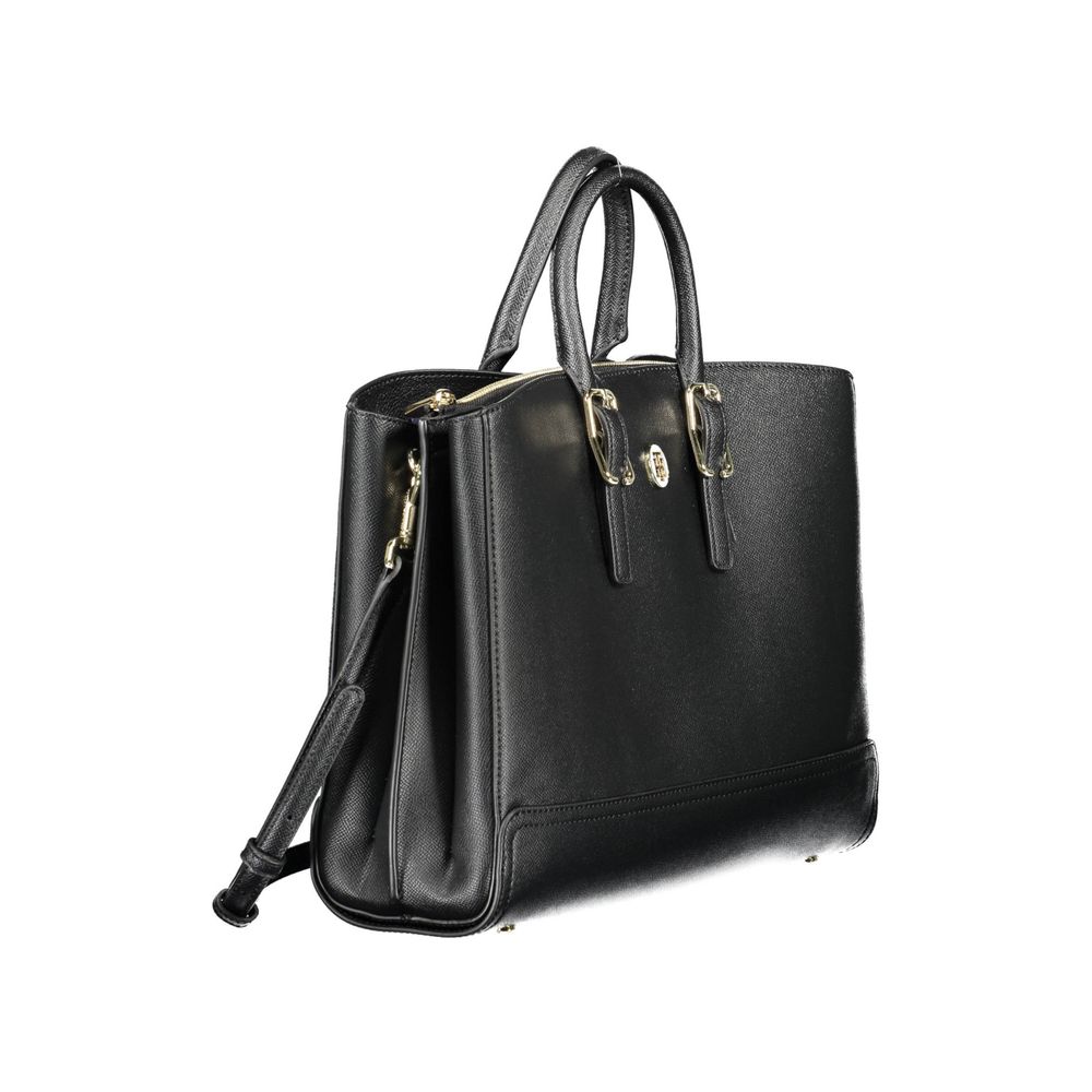 Tommy Hilfiger Zwarte Polyethyleen Handtas