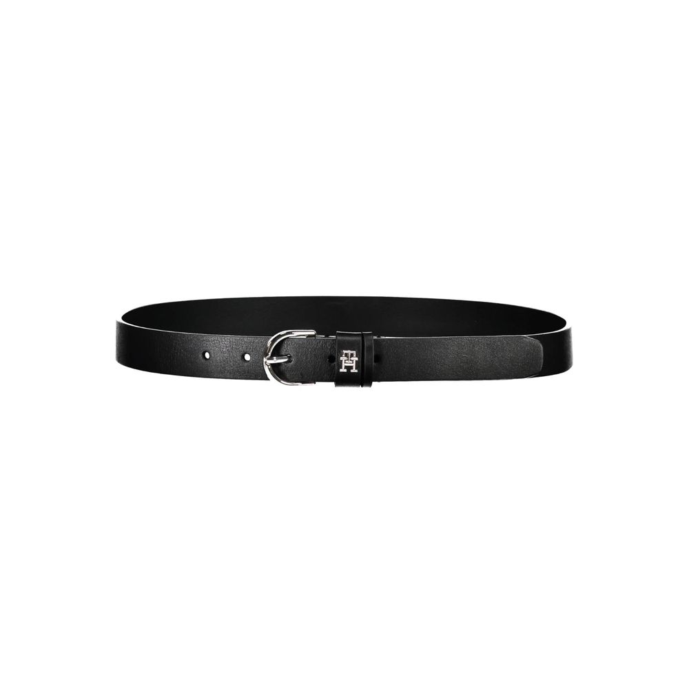 Ceinture en cuir noir Tommy Hilfiger