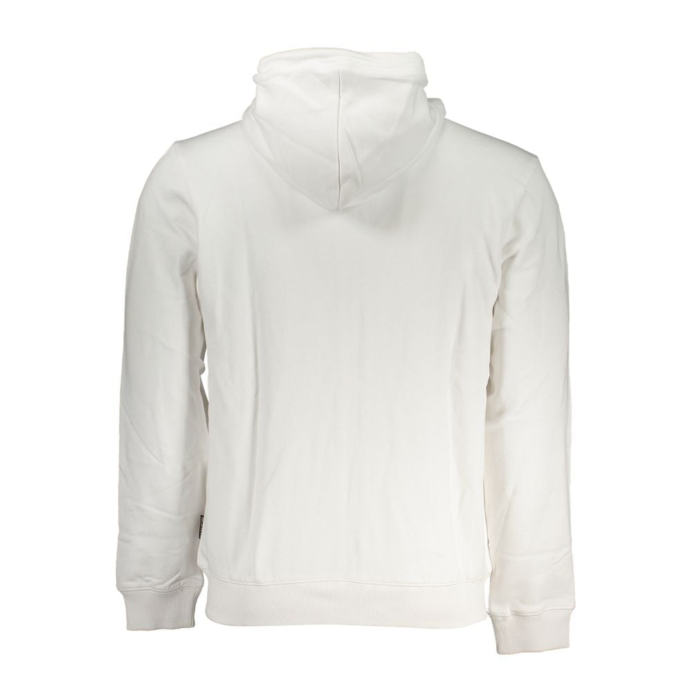 Sweat à Capuche Napapijri Blanc en Coton pour Homme