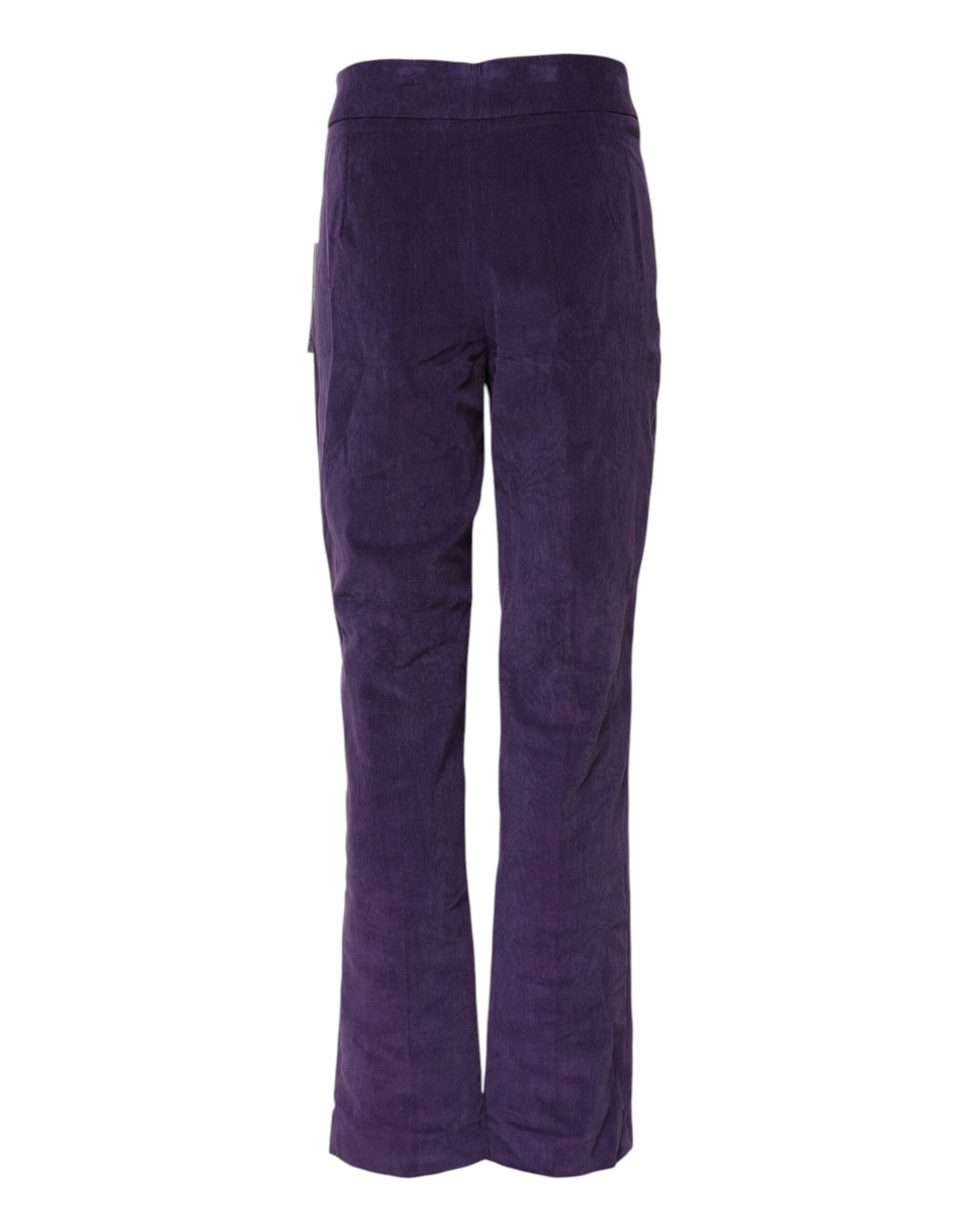 Pantalon évasé taille haute violet de BENCIVENGA
