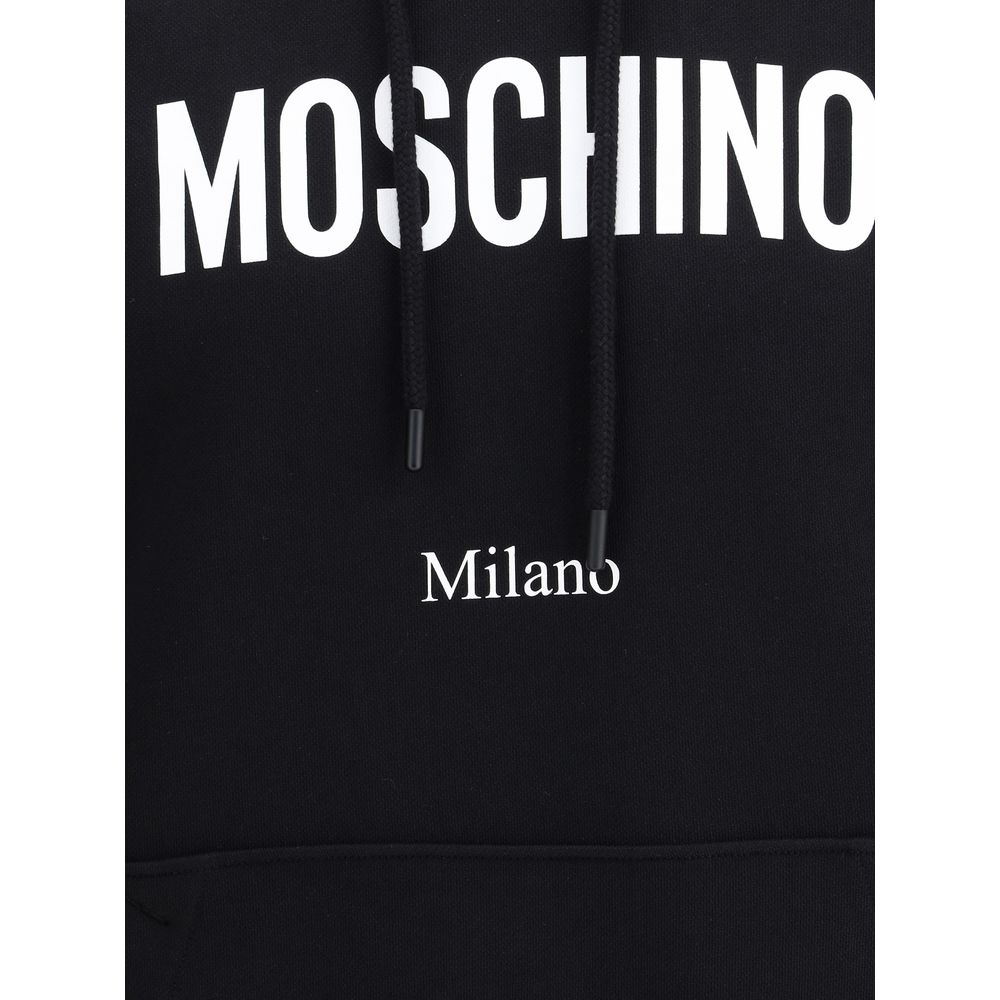 Moschino Logoed Hoodie - Confort et Style Contemporain