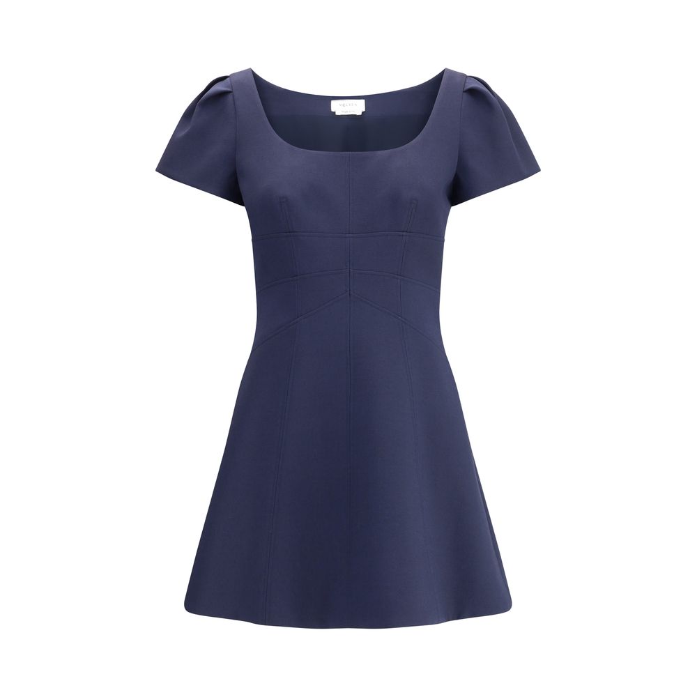 Robe courte Alexander McQueen avec manches courtes bouffantes