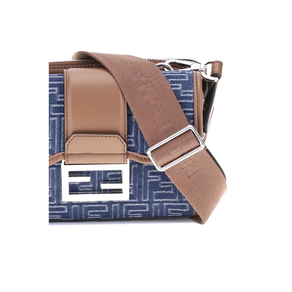 Fendi Baguette denim schoudertas