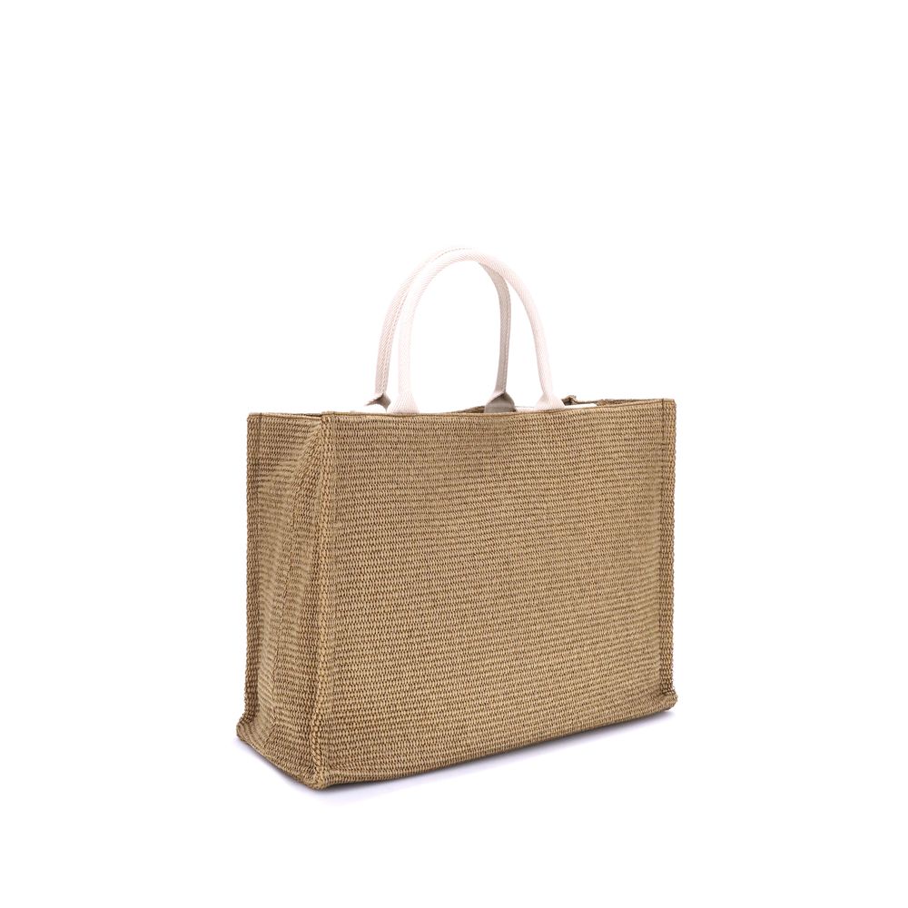 Marni Tote Bag met raffia-effect