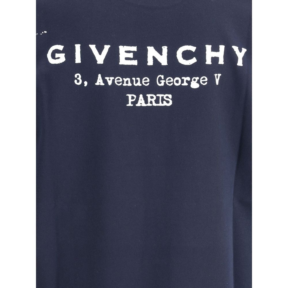T-shirt Givenchy avec logo imprimé au dos.