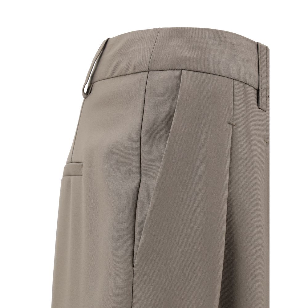 Loulou De Saison wijde broek van wol
