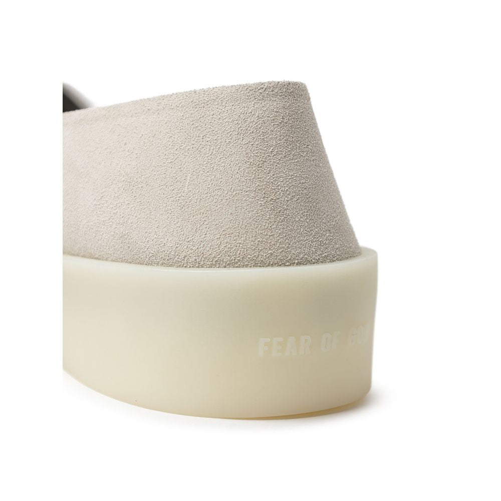Fear Of God grijze leren mocassin