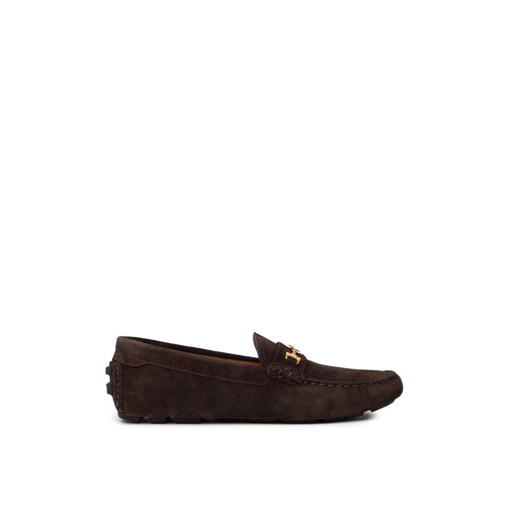 Mocassins en cuir marron Bally