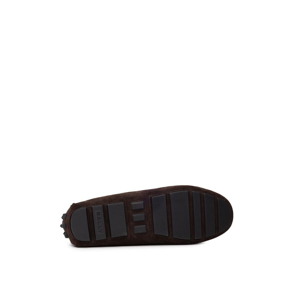 Mocassins en cuir marron Bally