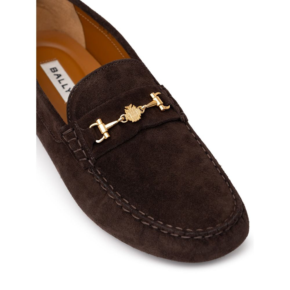 Mocassins en cuir marron Bally