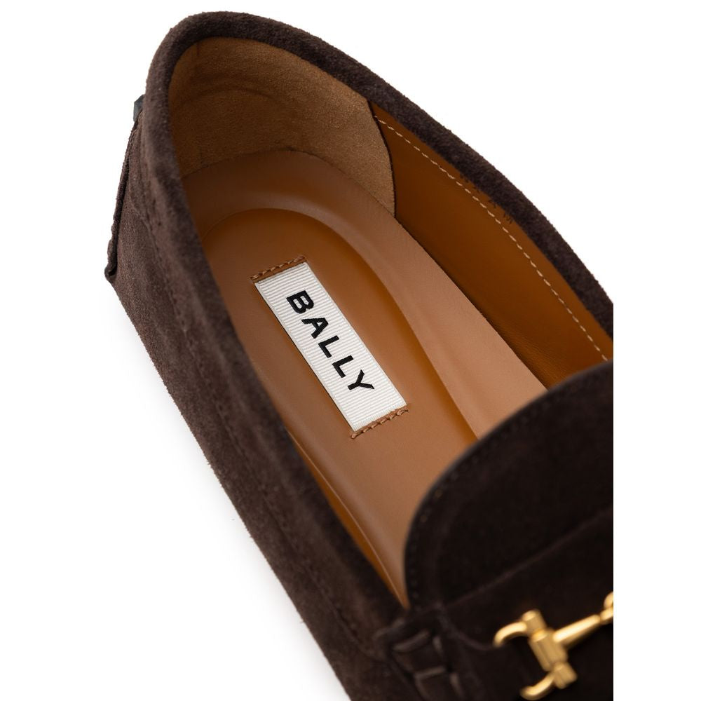 Mocassins en cuir marron Bally