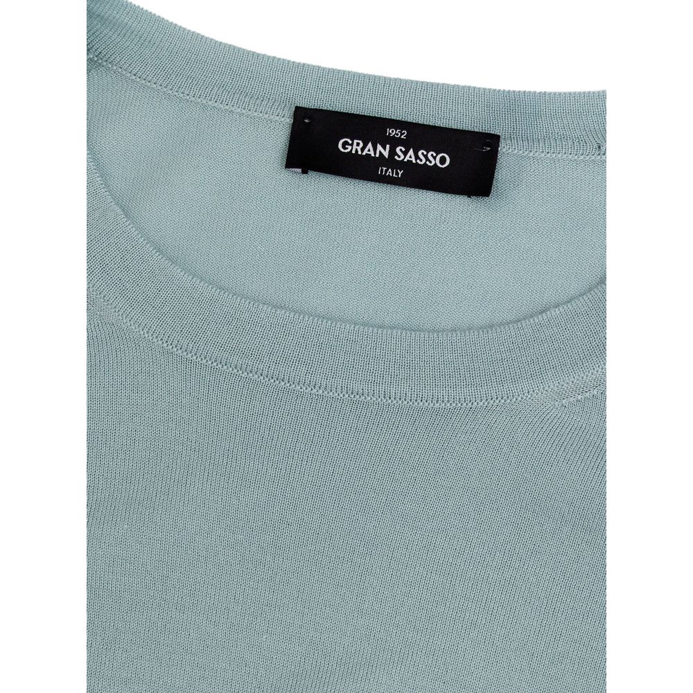 Gran Sasso blauwe cashmere trui