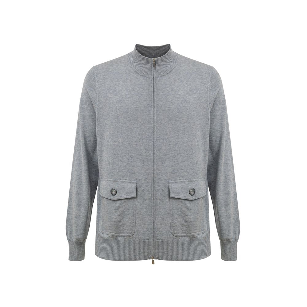 Gran Sasso grijze katoenen cardigan