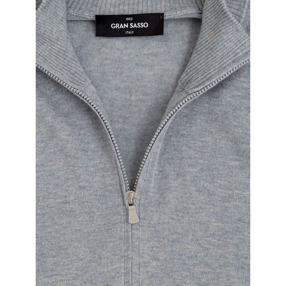 Gran Sasso grijze katoenen cardigan
